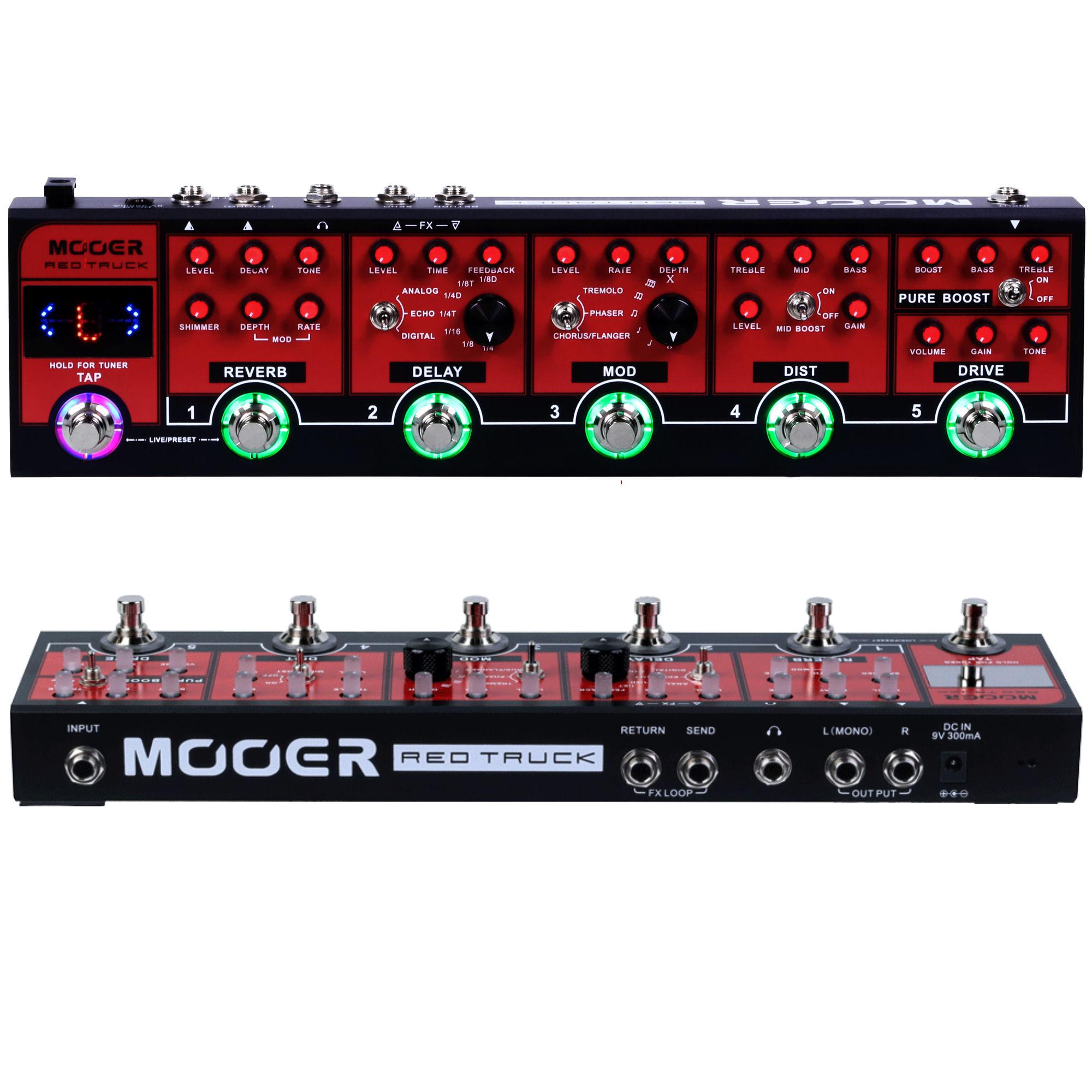 Pedal Efek Gitar Mooer Red Truck